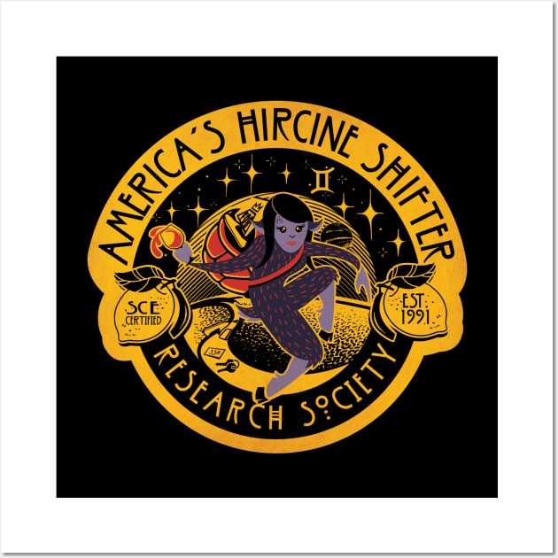 Americas Hircine Shifter Research Society Wall Art by SteveOdesignz